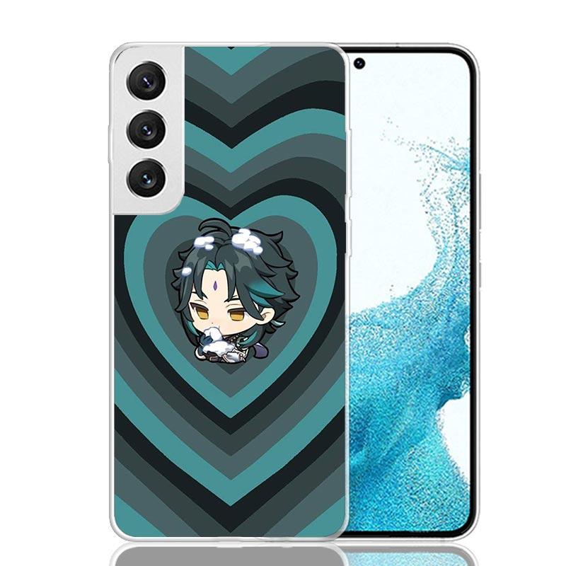 

Cartoon Cute Love Genshin Impact Phone Case For Samsung Galaxy S26 S25 Edge S24 S23 FE S22 Ultra S21 Plus S20 + Fundas Cover Coq Samsung S25 Plus