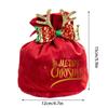 Christmas Gift Bags Christmas velvet gift bag Children drawstring velvet bag for Christmas Eve apples candy gift packaging