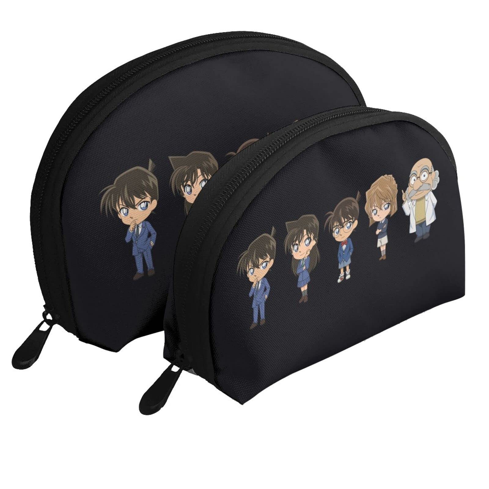 

Detective Konan Pouch with coin purse Storage pouch Wallet Portable Functional Large capacity Waterproof Shell pouch pouch Travel goods Toiletry