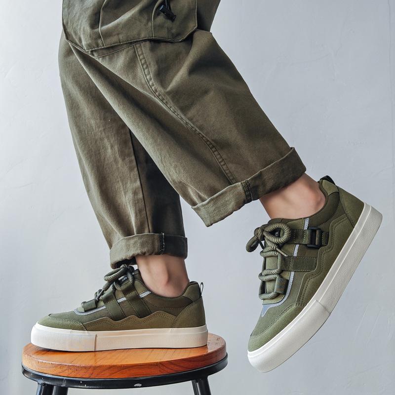 Men's Shoes Trendy Autumn New Hong Kong Style Niche Original Canvas Shoes Men's Versatile Leisure Board