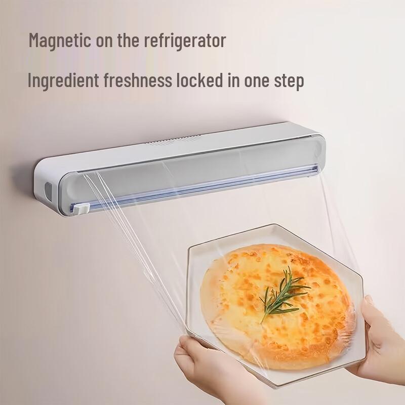 Zhaoran Wall-Mounted Cling Film Dispenser with Integrated Cutter