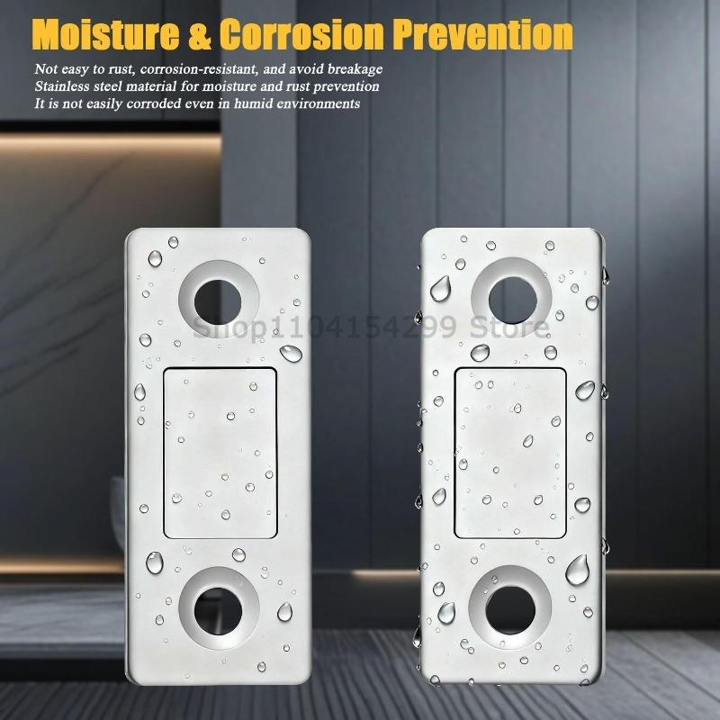 Magnetic Cabinet Catches Ultra Thin Door Strong Magnets Stopper Invisible Adhesive Drawer Magnet Lock for Kitchen Closet Closer