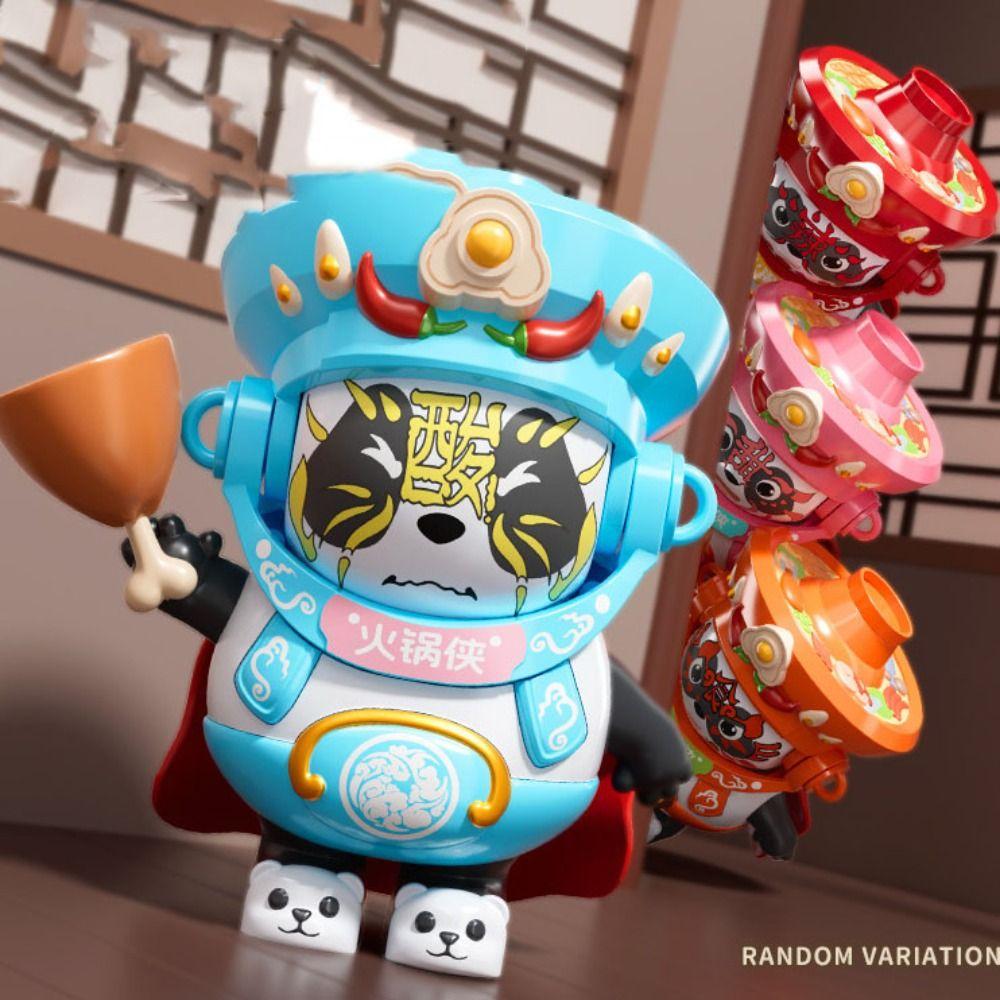 

Sichuan Opera Hot Pot Face Changing Doll Hot Pot Face Changing Toy Christmas Dolls червоний