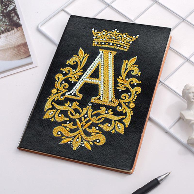 Neues Notizbuch Diamantmalerei Kinder DIY Kreativ Speziell geformter Heller Diamant 50 Seiten Notizbuch Aufkleber Diamant A5 Buch