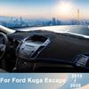 Auto Dashboard Vermeiden Licht Pad Instrument Plattform Abdeckung Matte Teppiche Borte Für Ford Kuga MK2 Escape 2013 2014 2015 2016 2018