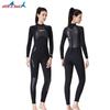 Couple Diving Suit Men 1.5MM One-piece Warm Cold Long-sleeved Snorkeling Surfing Sunscreen Jellyfish Swimsuit Women.