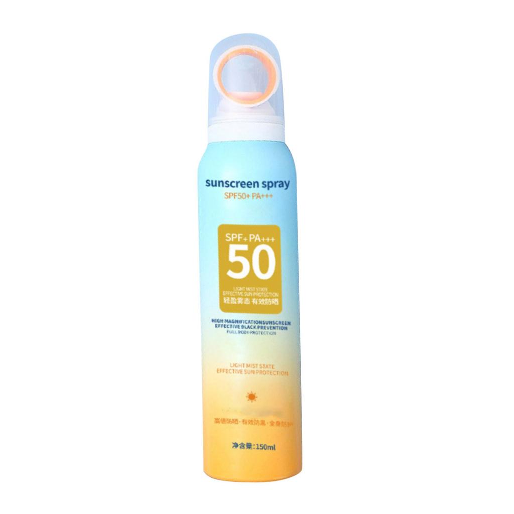 Sunscreen Spray Anti-UV Small Aperture Whitening Concealer Sunscreen Waterproof Anti-Sweat Full Body Sunscreen 150ml