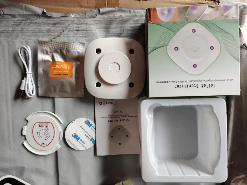 Smart 2024 Ultraviolet Toilet Sterilizer: Automatic Odor Removal & Disinfection Light