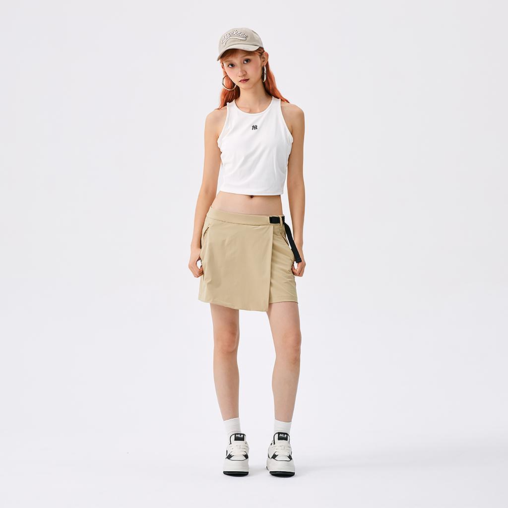 New MLB New York Yankees Basic Collection SS25 Tank Top Women's White 3FTKB0253-50IVS