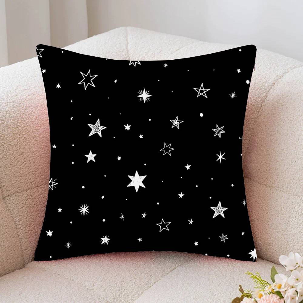 Ripple Star Simplicity Pillow Case Fashion Square Pillowcase Bedroom Sofa Room Ins Decoration Leisure