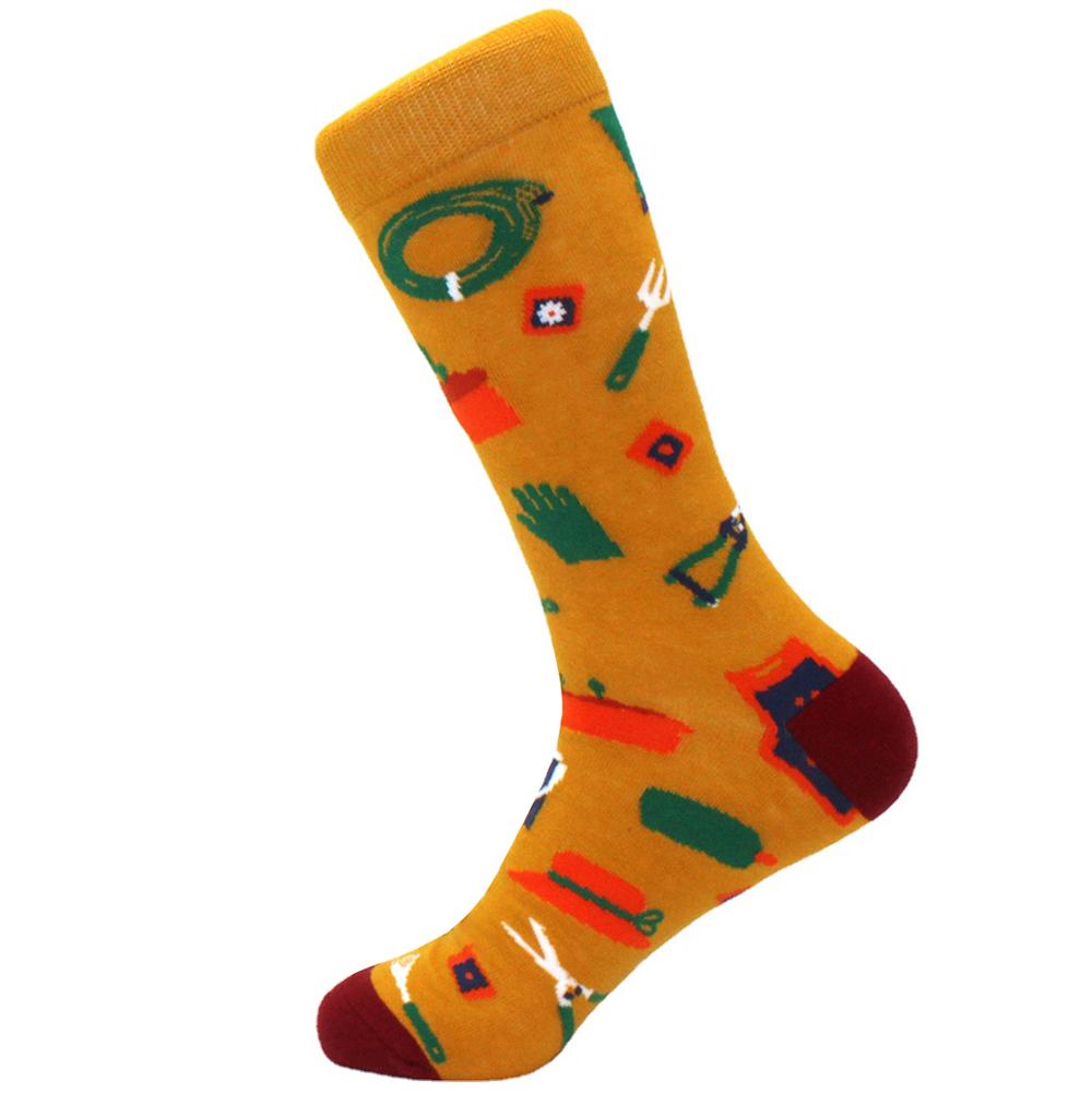 Calcetines de invierno coloridos para hombre algodón peinado suave de llevar cálidos Divertidos Felices hombre mujer calcetines largos Calcetines de hombre vestido de negocios