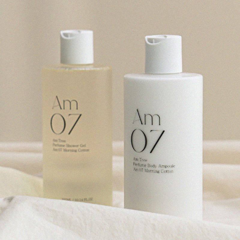 Am:tree Am07 Morning Cotton Perfume Body Ampoule Clean Soap Scent Body Lotion 300ML