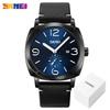 SKMEI 9305 Brand Luxury Genuine Leather Strap Quartz Wristwatches Male Simple Date Time Sport Watches Mens Clock reloj hombre