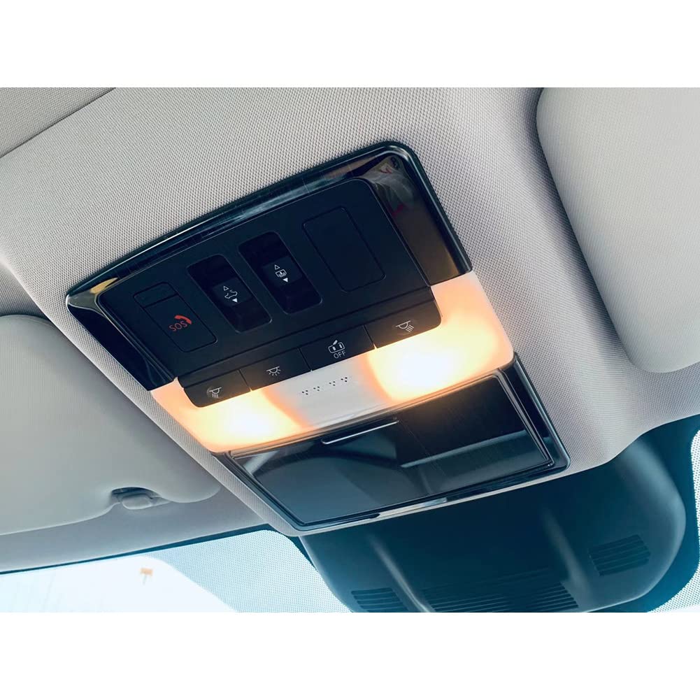 RUIQ Nissan T33 Interior Front Room Lamp Panel Cover Designed for Nissan X-Trail (July 2022) Garnish, X-Trail e-4ORCE (Black)