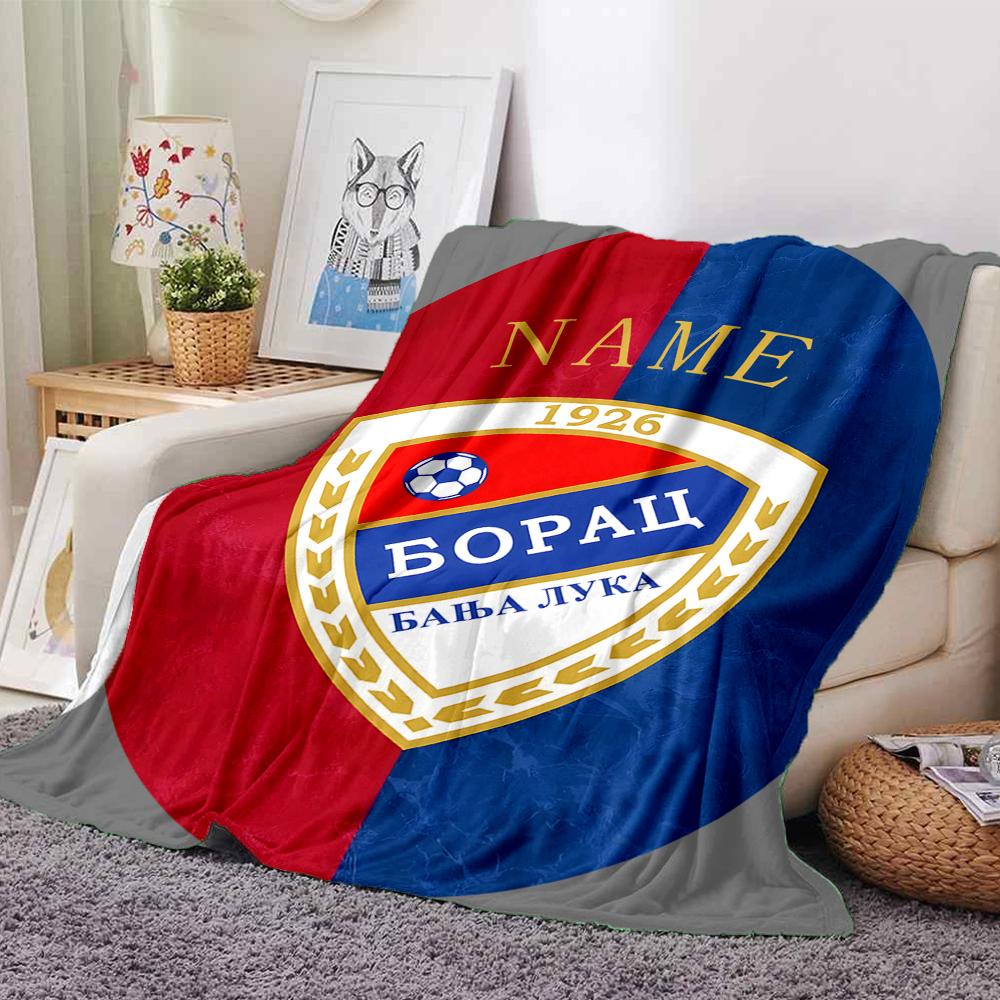 Custom Name German Flag Crest blanket for Couch & Bed, Plush Cozy Fuzzy Blanket Super Soft & Warm Blankets for Fall and Winter. 0908221
