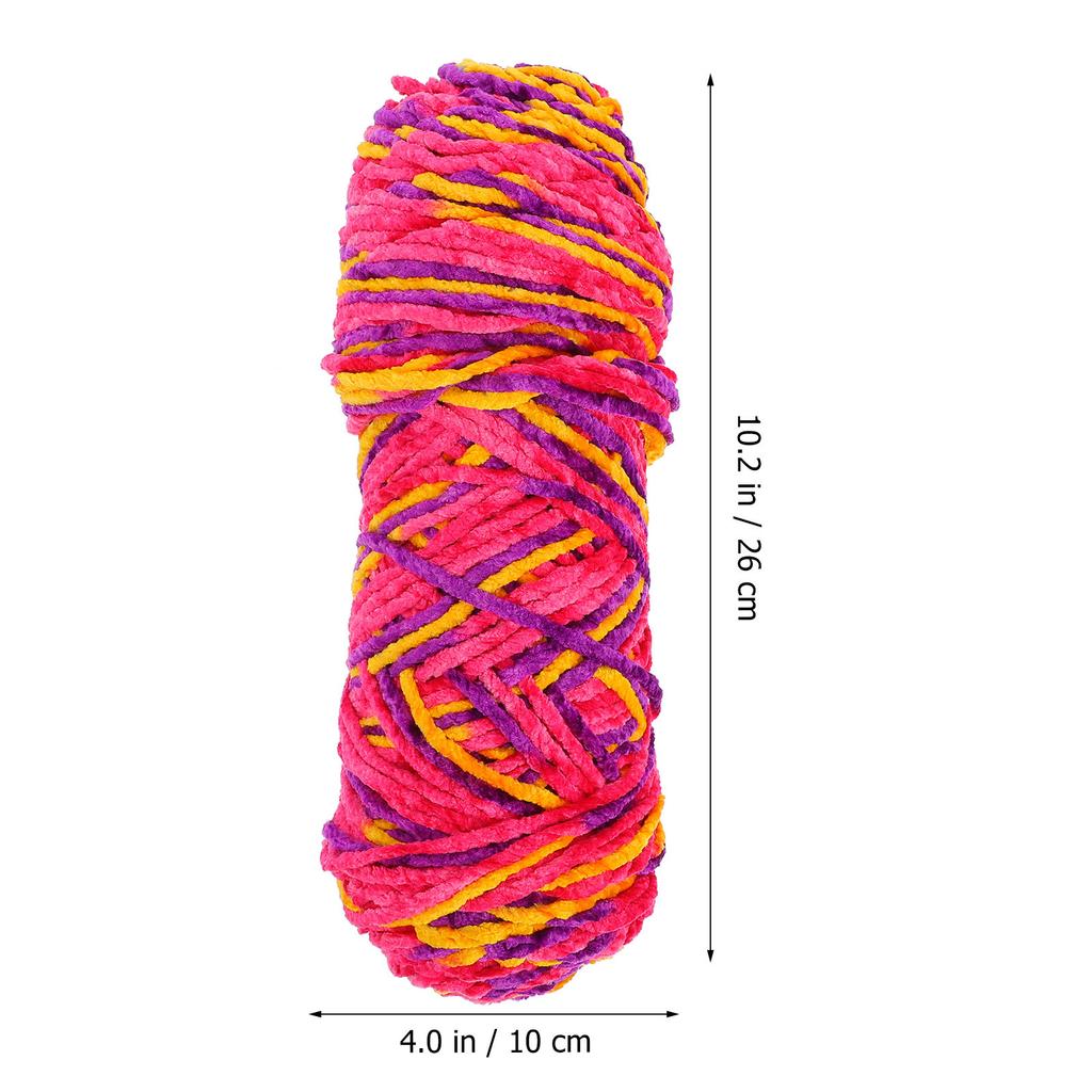1Pcs Silk Woolen Yarn Lightweight Comfortable DIY Knitting Supplies Crochet Projects Handcrafts Material Thicken Woolen Yarn