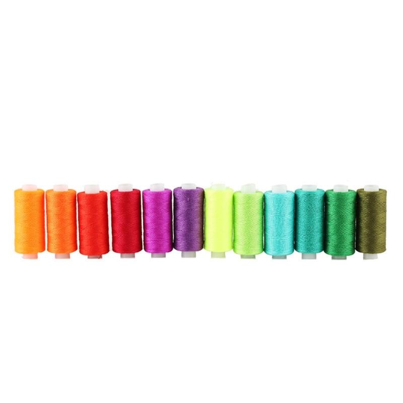100 Colors Practical Quilting Thread Sewing Machine Thread Colorful Sewing Threads Polyester Thread