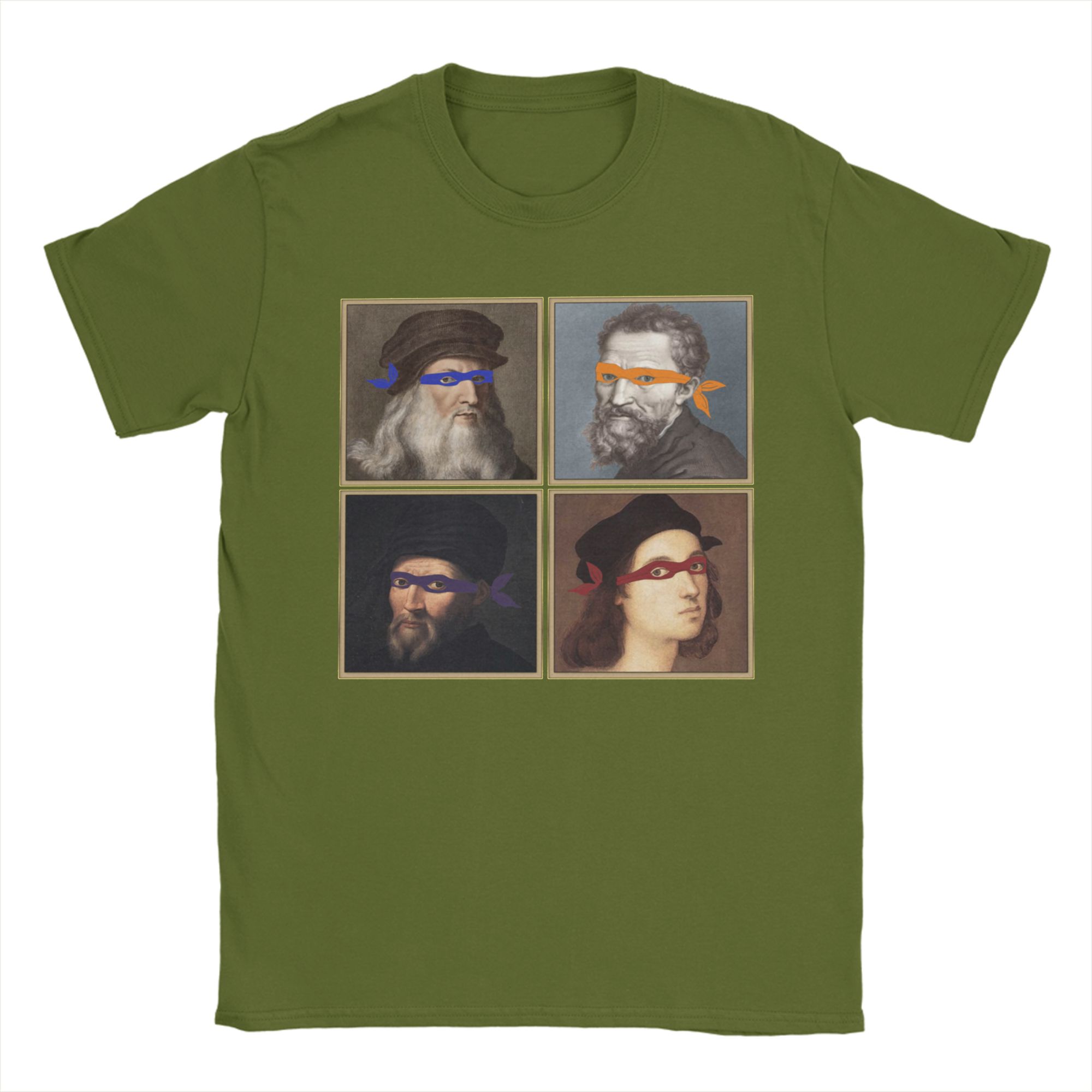 

Science Turtles T-Shirt for Men Mutant Ninja Leisure Pure Cotton Tee Shirt Crewneck Short Sleeve T Shirt Gift Idea Clothes 4XL