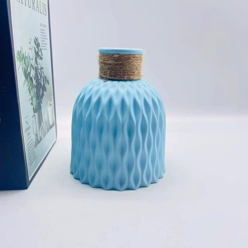 Pineapple Design Decorative Vase Plastic Flower Pot Table And Home Ornaments