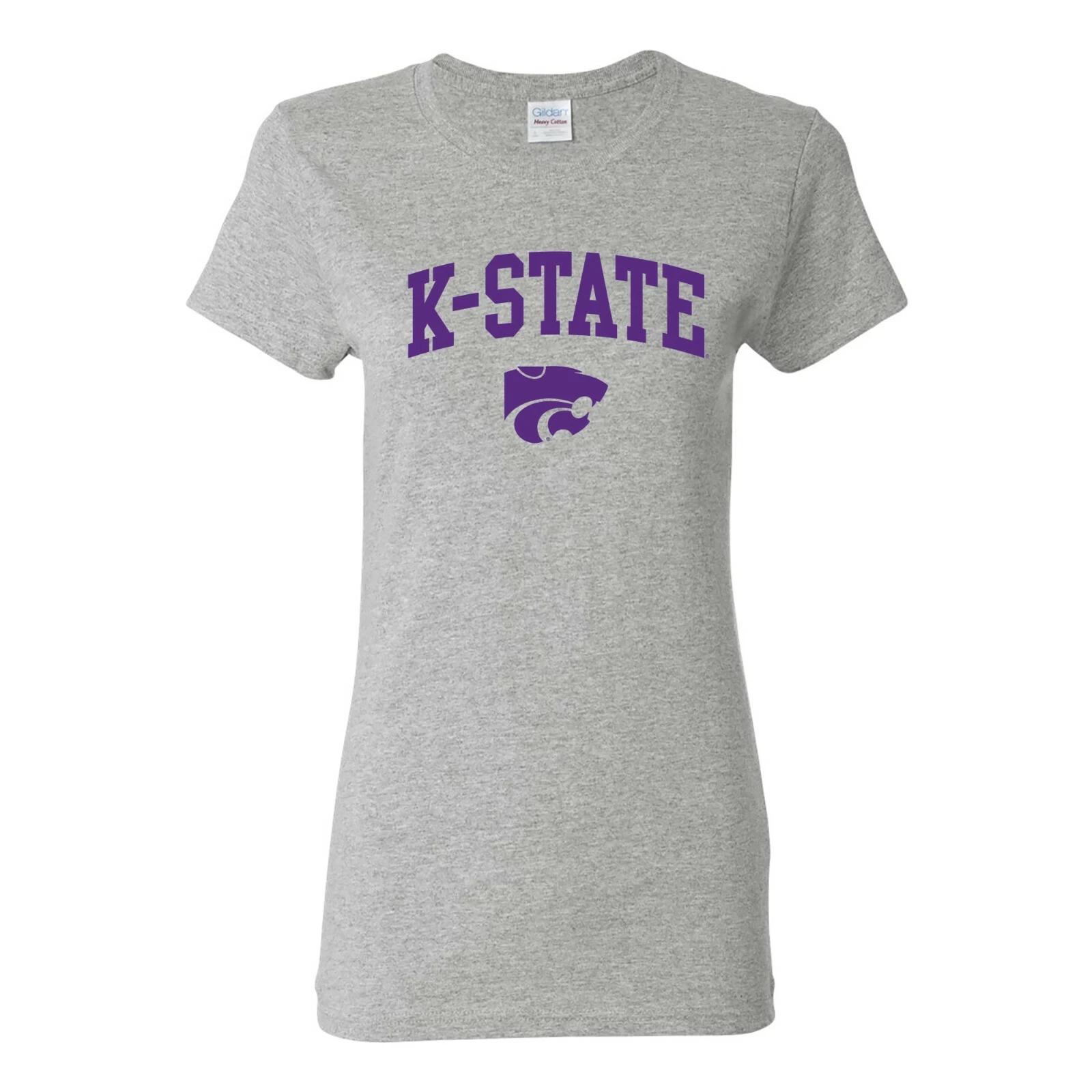 Kansas State Wildcats Arch Logo Womens T-Shirt S
