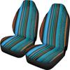 Car Universal Seat Cover Elastic Polyester Cloth Tribe Geometric Pattern Car Seat Cover