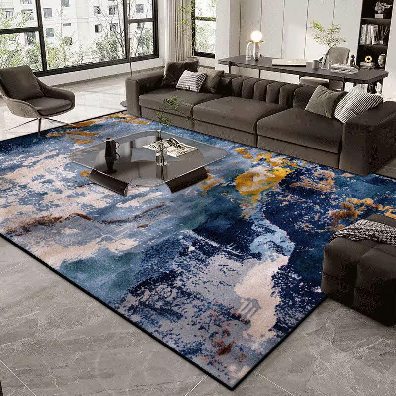 Modern Decorative Flannel Carpet Living Room Decoration Luxury Nordic Decor Home Large Area Mat Washable Bedroom Rug Office