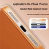 Kratzfestes staubdichtes Aufkleber für iPhone 17 Pro Max: Metallgitter Ladeanschluss & Lautsprecherschutz
