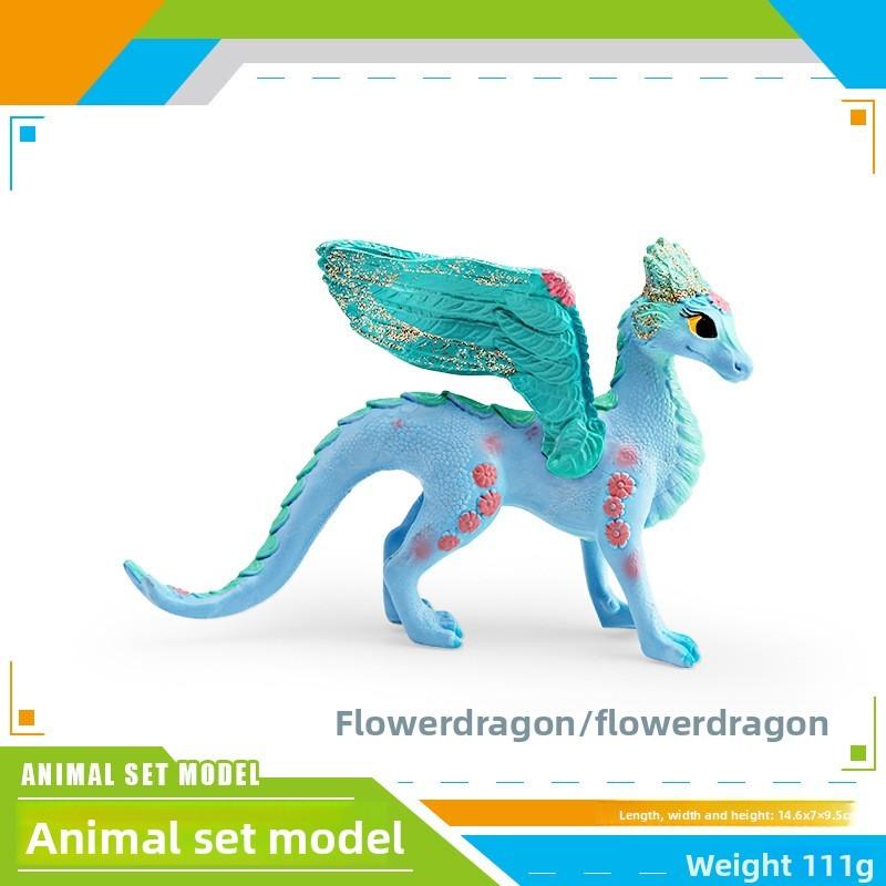 Animal Model Pvc Unicorn Rainbow Pegasus Dragon Figure For Childrens Educational Play