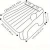 Car Travel Bed Automotive Air Inflatable Mattress Camping Sofa Rear Seat Rest Cushion Sleeping Pad Universal Inflable Coche