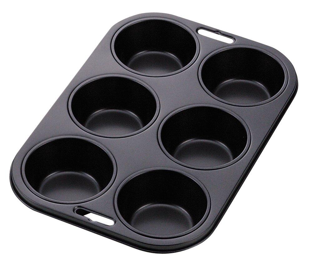 

Pearl Metal Muffin Mold Plate 6 Pieces High Clean Coat EE Sweets D-4838