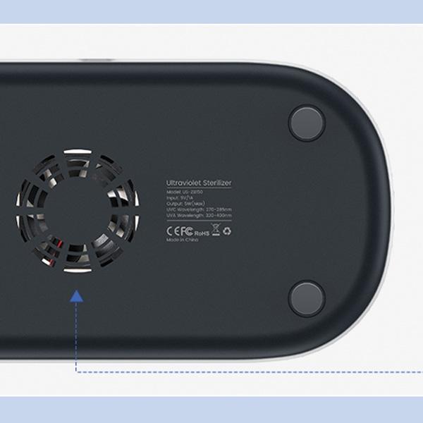 Usams Sterylizator Uv-C Ład. Indukcyjna15W Biały/White Zb151Xdh01 (Us-Zb151)