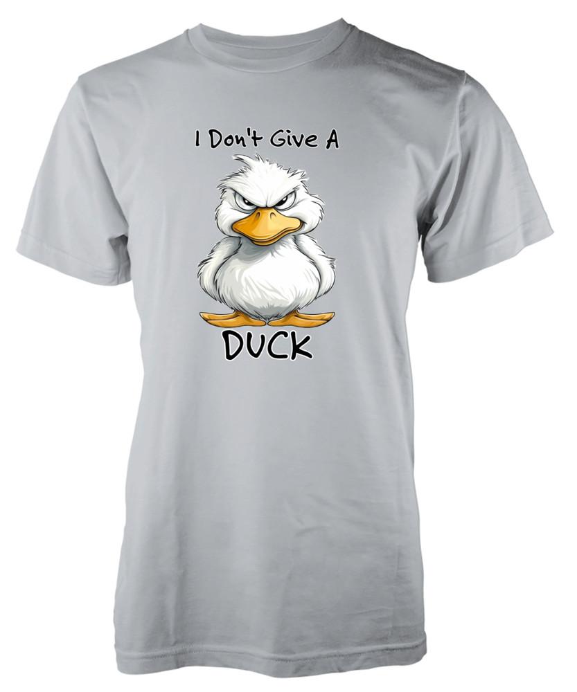 Custom Funny T-Shirt I Don't Give A Duck Personalised Novelty  Shirt Adult  Gift