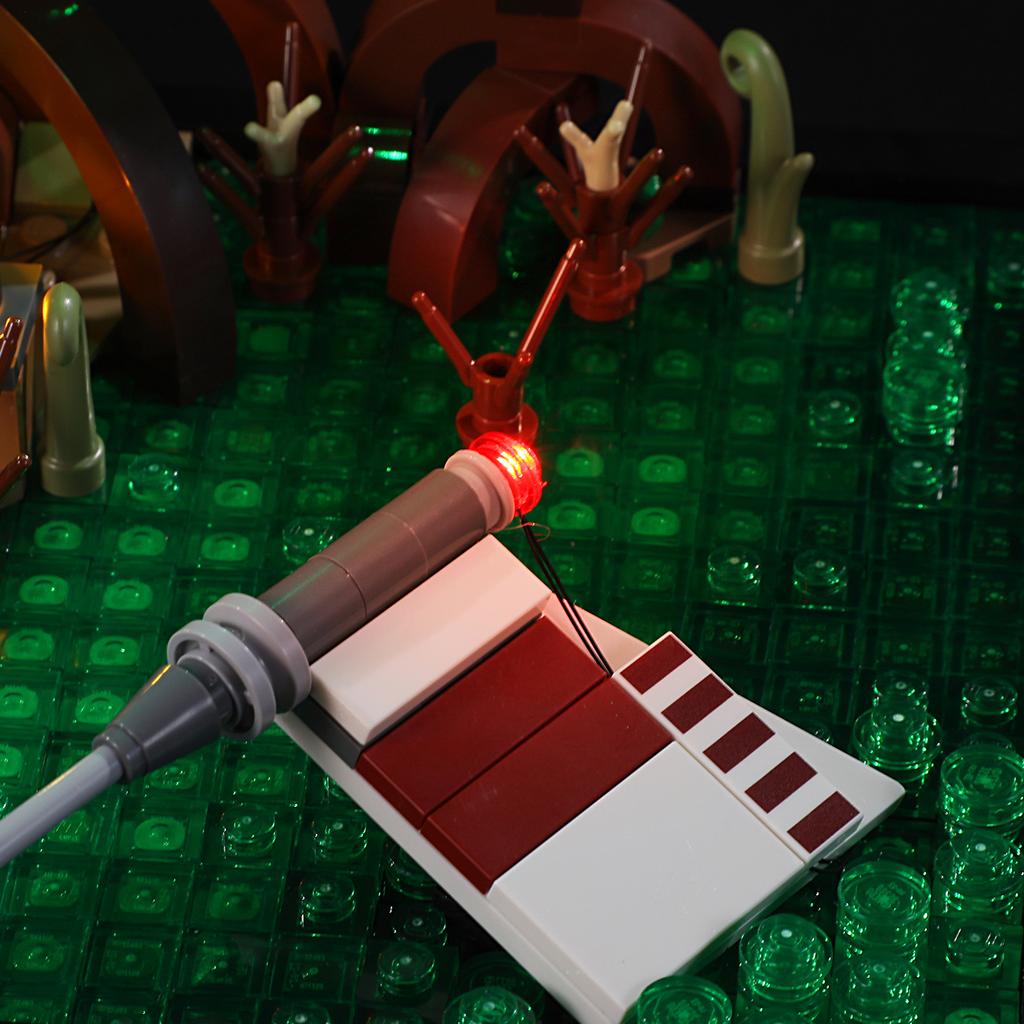 DIY LED Lighting Kit For LEGO Star Wars 75330 Dagobah Jedi Training Diorama Building Block Toys Decoration Adjustable Lighting Accessories