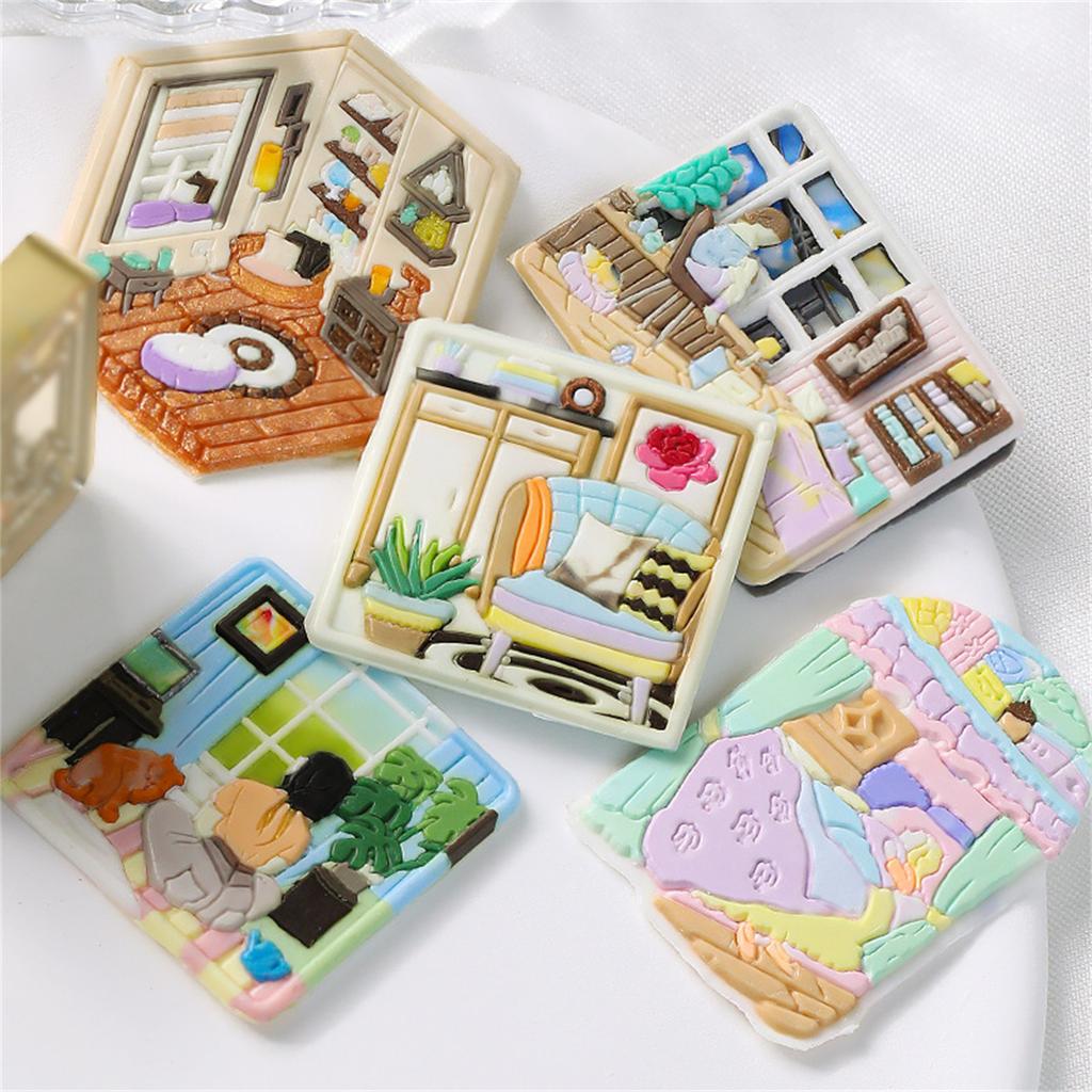 Wax Seal Stamp Head House Pattern Sealing Wax Stamp Head Scrapbooking Stamps Head for Scrapbooking Envelope Invitations