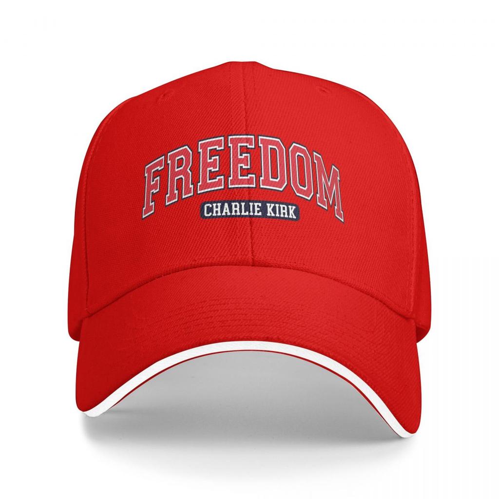 Charlie Kirk Freedom Great American Patriot Baseball Caps Snapback Baseball Hats Breathable Casual Casquette Outdoor for Unisex