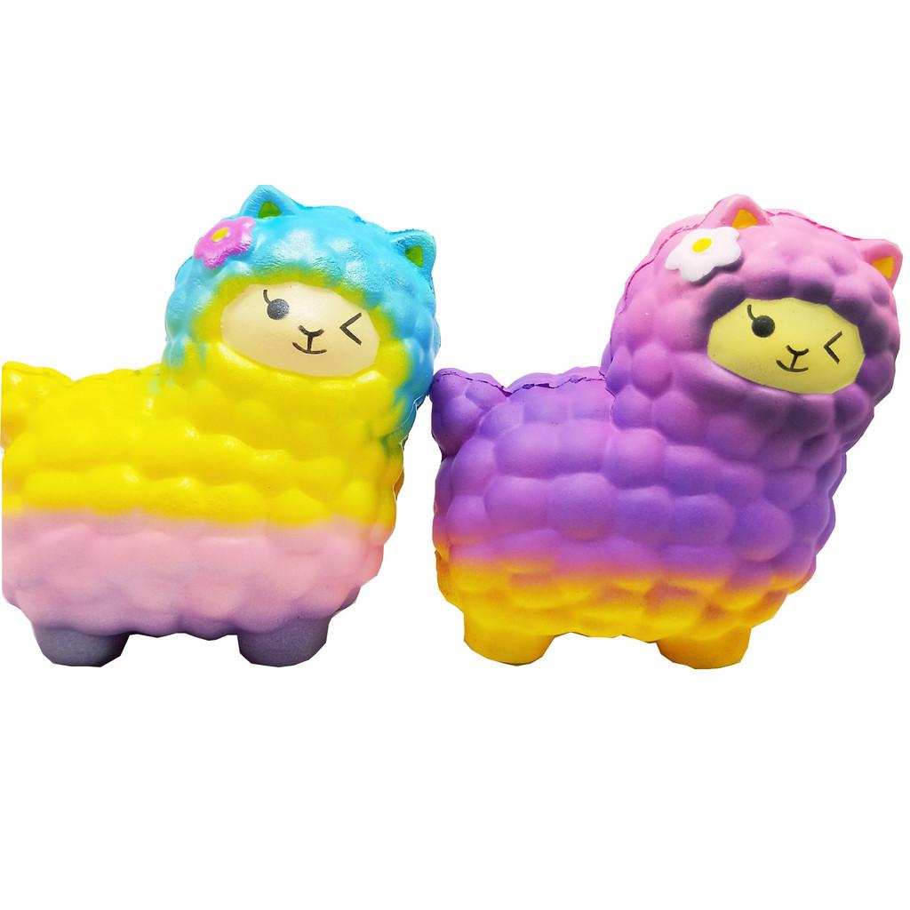 Cartoon Alpaca Stress Relief Toy With Soft Pu Material For Relaxation And Gift Giving