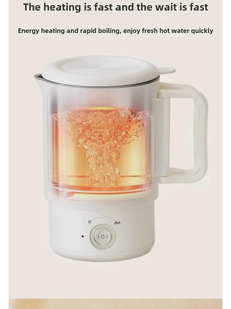 Portable Mini Folding Electric Travel Kettle - Stainless Steel