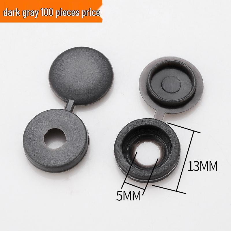 M4/M5 Plastic Self-Tapping Screw Cap and Cover for Furniture Cabinet