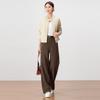 Women's High-Waisted Lyocell Tencel Wide-Leg Pants - Autumn 2025