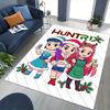 1pc Huntrix Christmas Anime Cartoon Design Office Chair Mat, Non-Slip Carpet for Home Decor, Suitable for All Seasons, Perfect Gift for Office and Gam