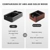 Multifuntional Practical Tamping Station ABS Tamper Station with Coffee Residues Tub Suitable for Coffee Tool Storage