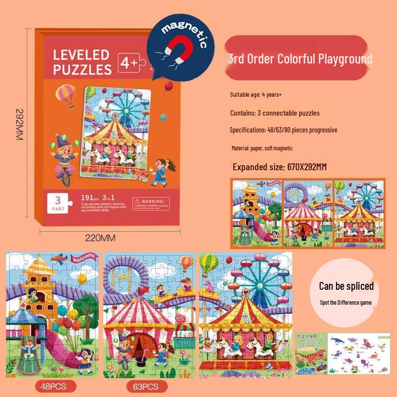 Cheng Chen Magnetic Quiet Book: Colorful Playground