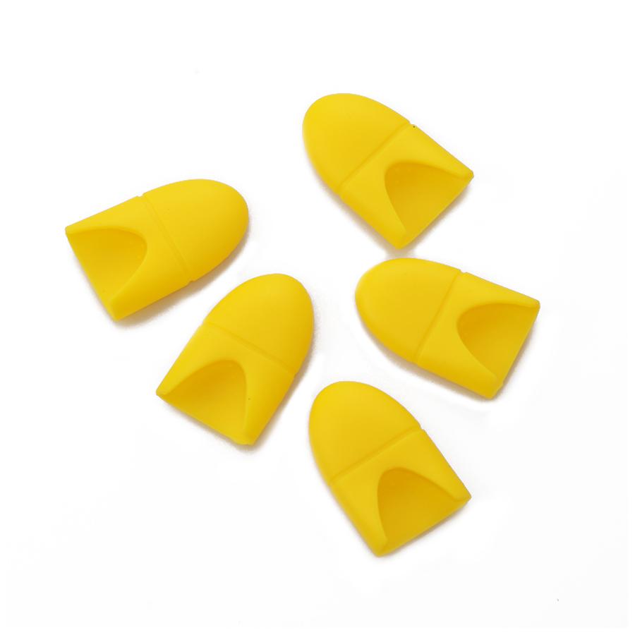 5Pcs Wearable Nail Soakers Pad Holder, Reusable Silicone Soak Off Caps for UV Gel Polish Remover Nail Art Removal Tools
