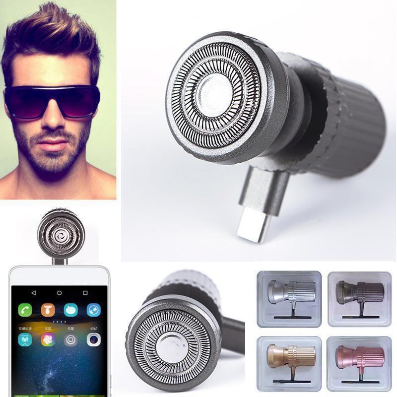 Mini Electric Men Rechargeable Razor Travel Mobile Phone Razor Apple Interface