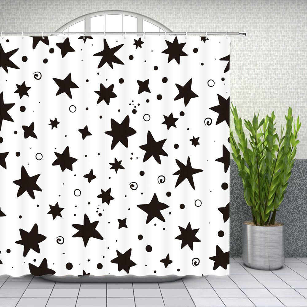 1 pack Children's cartoon style polyester shower curtain waterproof cloth bathroom partition curtain home decorative curtain