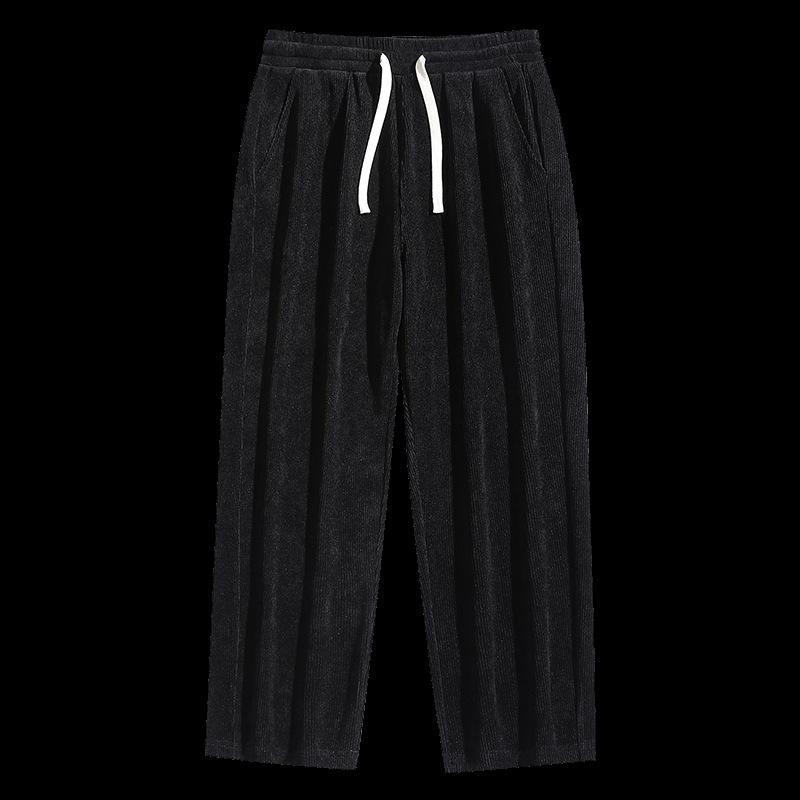 Spring and Summer Plus Size Men's Pants, Loose Casual Sweatpants, Fashionable Straight Leg Sports Pants