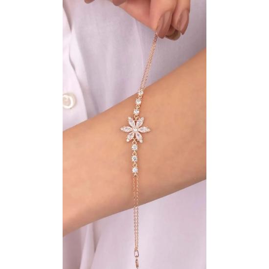 

925 Ayar Gümüş Nergis Çiçeği Bileklik