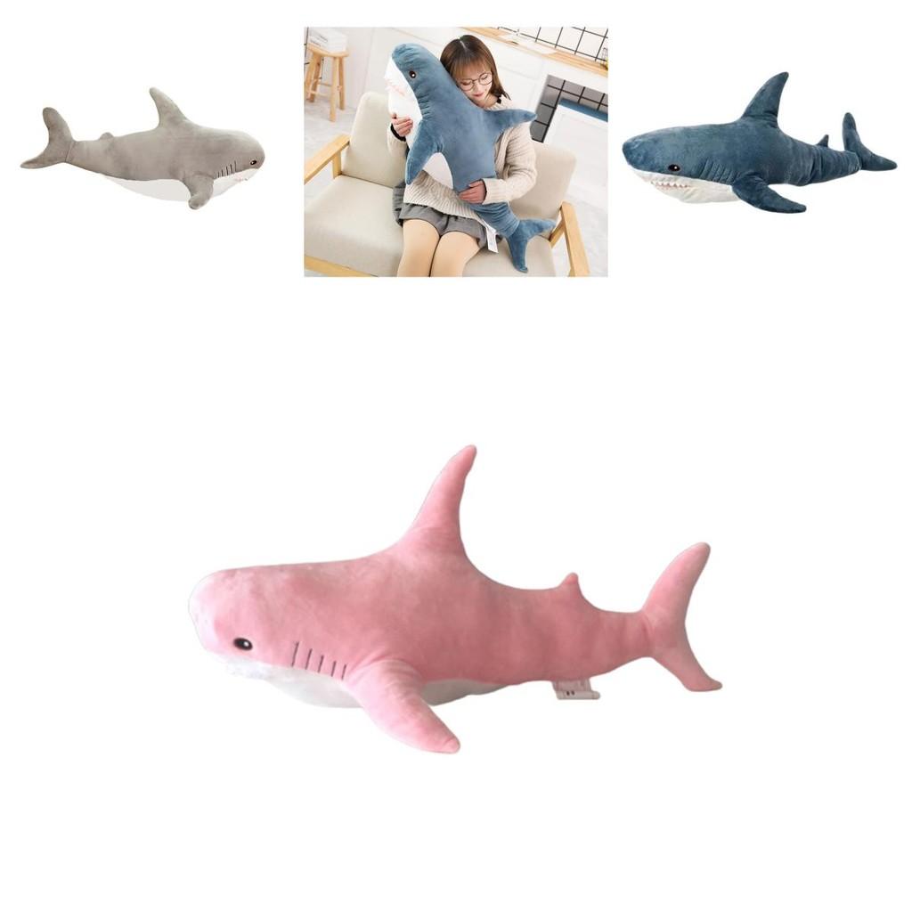Realistic 3d Shark Stuffed Animal Toy Pillow For Decoration And Kids Gift