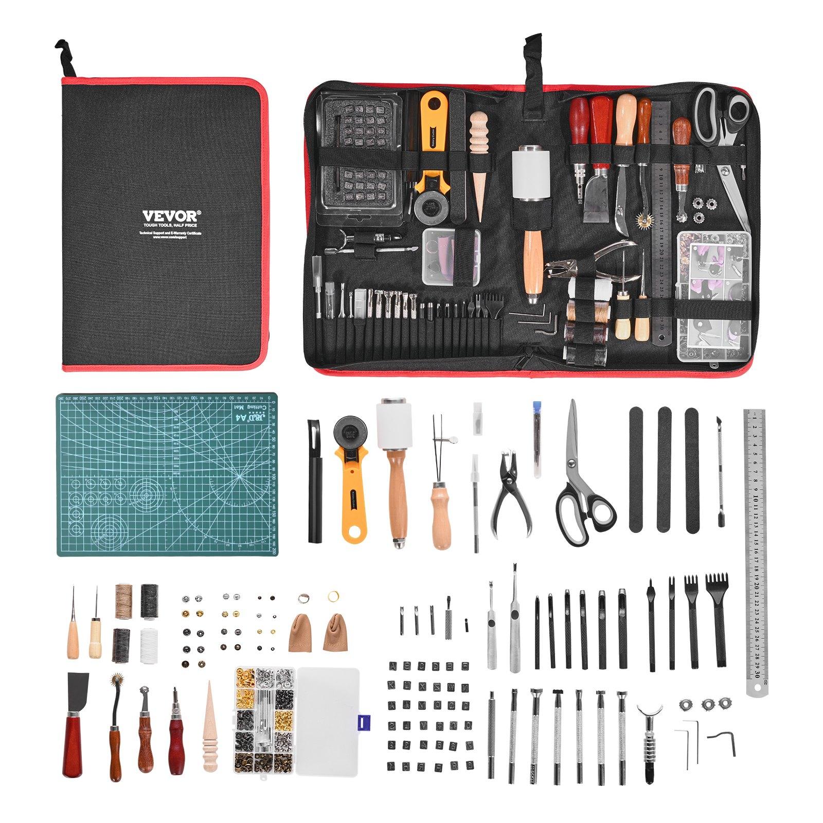 VEVOR Leather Working Tools Kit, 61