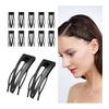 [20 Pieces] Snap Hair Clips, Bangs, Hair Barrettes, Black, Hairpins, Stylish/Simple, Stylish, Does Not wear/Does Not Hurt, Secures securely/Does Not
